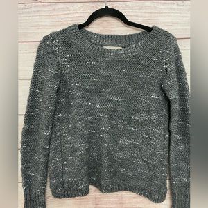 Banana Republic Women Tulip Open-Back, Steel Grey Petite XXS  Sweater EUC